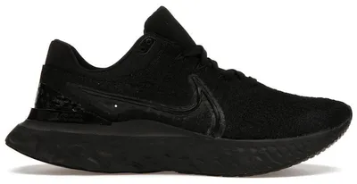 Produktbild von Nike React Infinity Run Flyknit 3 Triple Black - EU 44
