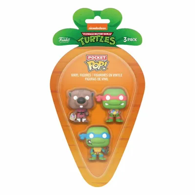 Obrázek produktu pro Funko Teenage Mutant Ninja Turtles Pocket POP! Vinyl figures 3-pack L/R/S 4 cm