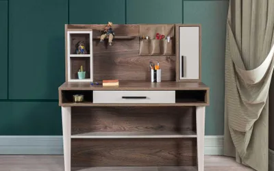 Produktbild von Moderner Holz Schreibtisch  Kinderzimmer Designer Tische Neu