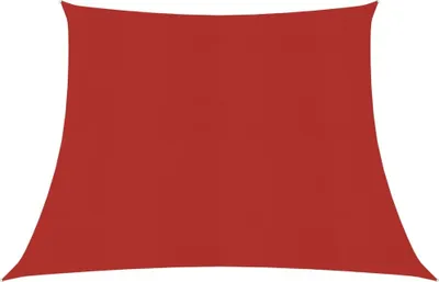 Produktbild von Sonnensegel 160 g/m² Rot 4/5x3 m HDPE