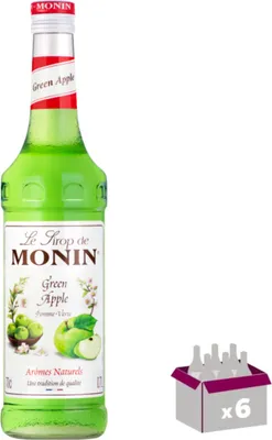 Image de Lot de 6 Sirop Monin - Pomme verte - 70cL