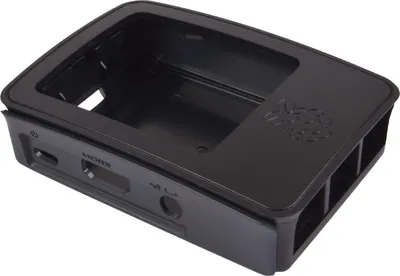 Image de Raspberry Pi 3 boîtier officiel gris noir