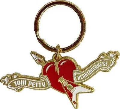 Obrázok produktu pre Tom Petty & The Heartbreakers Heart Logo Kľúčenka
