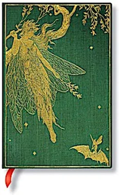 Produktbild von Paperblanks OLIVE FAIRY, Abbildung, Grün, 176 Blätter, 85 g/m², Liniertes Papier, Hardcover