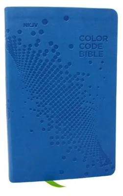 Productafbeelding van NKJV, Color Code Bible for Kids, Blue Leathersoft, Comfort Print