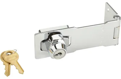 Image de Moraillon avec serrure MASTER LOCK acier forgé, 117 mm