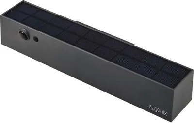 Produktbild von Sygonix SY-5801968 Solar-Außenwandleuchte mit Bewegungsmelder LED LED fest eingebaut 10 W Anthrazit-Grau