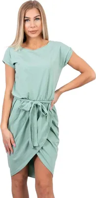 Produktbild von Spitzenkleid mit Wickelrock, dunkles Mint
