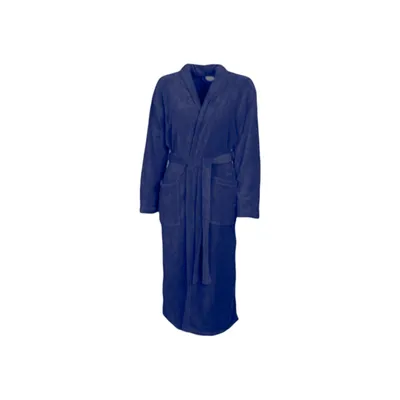 marineblaue Bademantel