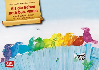 Produktbild von Als die Raben noch bunt waren. Kamishibai Bildkartenset