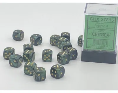 Produktbild von Chessex Scarab W6x36 Jade/Gold