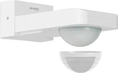 Produktbild von Oktaplex Bewegungsmelder Decken- & Wandmontage Dauer-An Funktion Infrarot-Sensor weiß