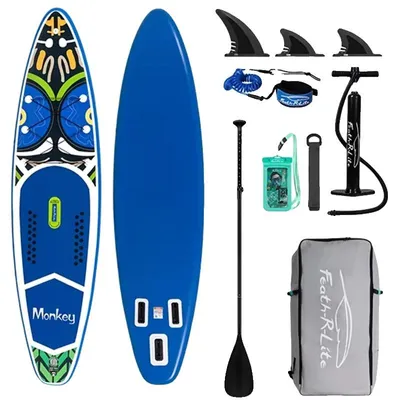 Immagine prodotto di Tavola da paddle gonfiabile, elevata stabilità, accessori completi, modello SUPFR02E