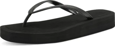 Productafbeelding van Tamaris slippers voor dames, plat model, zwart, EU maat 40