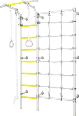 Produktbild von Wallbarz Sprossenwand Funny Monkey 8W weiß, EG-KSK-008W