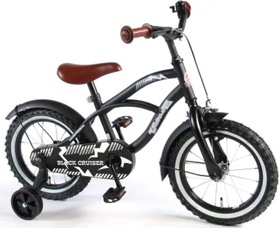 Zdjęcie produktu dla Rower dziecięcy Volare Black Cruiser - chłopięcy - 14 cali - czarny - 95% zmontowany