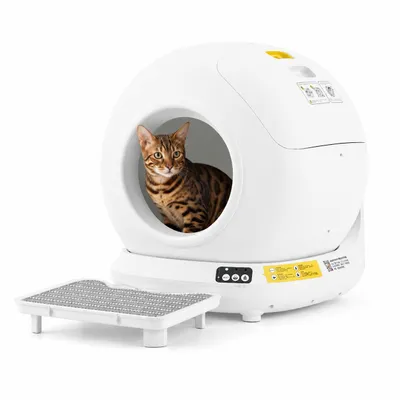 Image de DOEL Litière Autonettoyante Intelligente pour Chat 78 L – Bac à Litière Automatique Extra Grande Fermé, Système Anti-Projections, Fond Antiadhésif,ABS, productTiles.product.images.aiGenerated