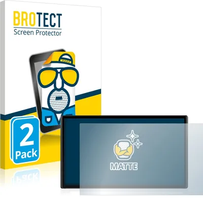 Produktbild von 2x BROTECT Schutzfolie für Garmin DriveSmart 61 LMT-S Displayschutz Displayschutzfolie Folie Matt Entspiegelungsfolie