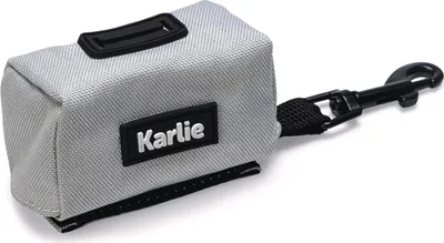 Obrázek produktu pro Karlie Dávkovač psích sáčků - Pes - Nylon - Šedá - 7,5x3,5x4 cm