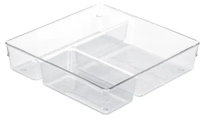 Obrázek produktu pro Organizér do zásuvek – vložka do zásuvky s přihrádkami – plast – 23 x 23 x 5,5 cm