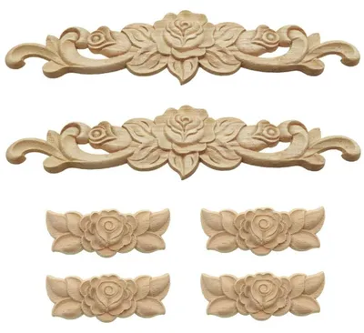 Immagine prodotto di Set di 6 ornamenti in legno per decorazione