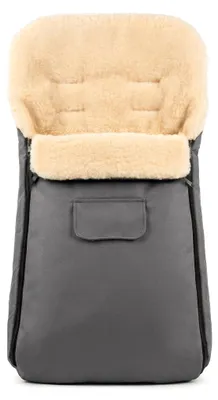 Produktbild von Baby-Joy KAI XXL 120 cm Fußsack Wolle Winterfußsack Übergroß Lang Schlitten - Farbe: 02 graphit, KI-generiertes Bild