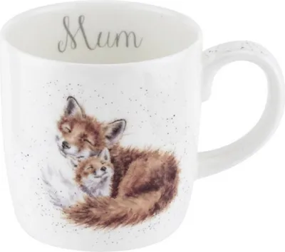 Produktbild von Wrendale Designs Porzellan-Becher Mama Fuchs | ca. 400 ml
