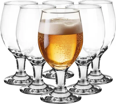 Image de Verre à bière, ensemble de 6 verres de 360 ml, résistant au lave-vaisselle