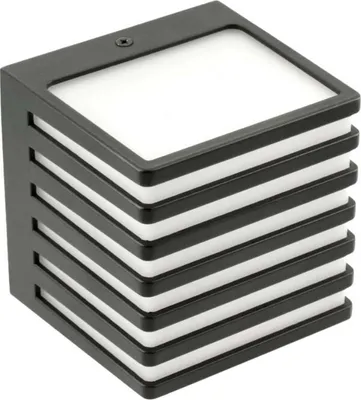 Produktbild von 10w LED Außen Fassaden Leuchte in schwarz | 11x11x10cm | Neutralweiß | 1000 Lumen