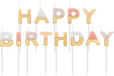Obrázok produktu pre Kerzenset - Happy Birthday - 13 Kerzen