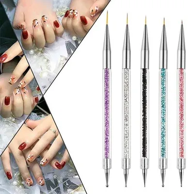 Produktbild von Nagelkunststifte - 5er Set - verschiedenen Größen - für Nail Art Design