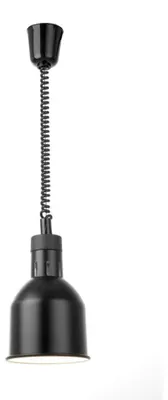 Produktbild von KBS Infrarot Heizlampe schwarz mit Leuchtmittel 175x175x250 mm 230 Volt 0,25 kW