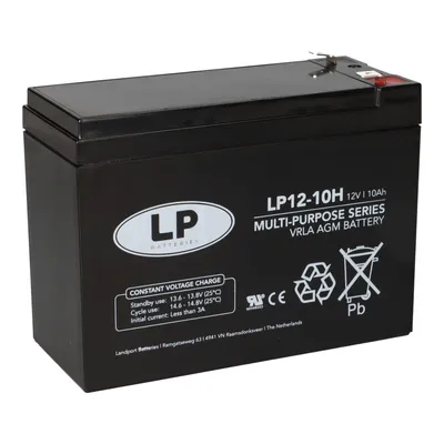 Obrázok produktu pre Olovená batéria Landport 12V 10Ah AGM NSA LP12-10H T2