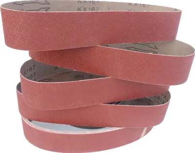 Produktbild von 30 x Schleifbänder 50 x 686mm Körnung P60 Schleifband Gewebebänder Bandschleifer Schleifpapier Gewebeband BOHRFUX