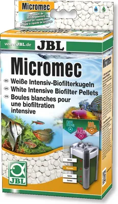 Produktbild von JBL Micromec -Sinterglaskugeln für Aquarienfilter zum Abbau von Schadstoffen