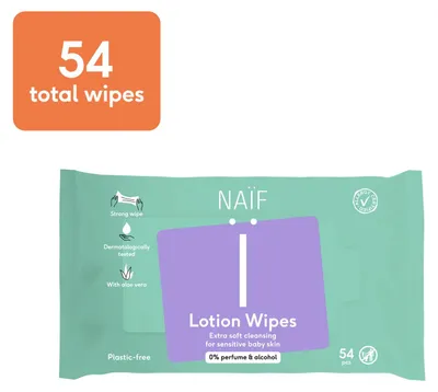 Produktbild von Naïf Lotion Babytücher