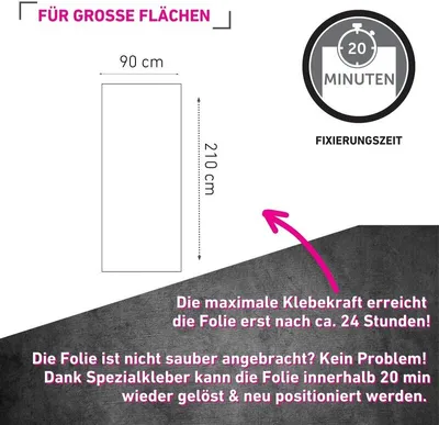 A graphic with product dimensions and instructions for use.