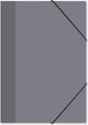 Produktbild von itenga Gummizugmappe Zeichenmappe A3 GRAU