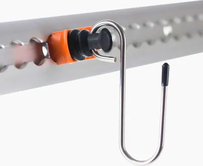 Produktbild von Single Fitting mit Haken für Airlineschiene Endbeschlag Endfittinge Zurrschiene 1 Stück