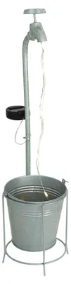 Obrázek produktu pro Kynast Garden LED solární vodovodní kohoutek s vědrem kov výška 62 cm