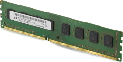 Produktbild von Micron | 4GB DDR3 2RX8 | Arbeitsspeicher | 16x 256MB | DIMM 240 pol. | 1600 MHz