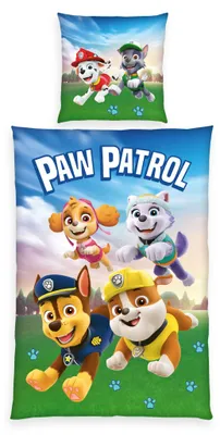 Produktbild von HERDING Paw Patrol Bettwäsche-Set ‘Adventure’ – 135×200 cm, Linon, Deckenbezug im Lieferumfang enthalten, Kissenbezug enthalten