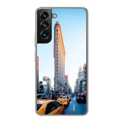 Produktbild von MuchoWow® Handyhülle Schutzhülle Hülle für Samsung Galaxy S22 Starker Verkehr rund um das Flatiron Building Silikon Softcase Handy Hülle - Mobiltelefonhülle