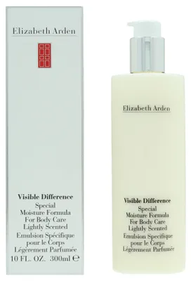 Zdjęcie produktu dla Elizabeth Arden Visible Difference Special Moisture Formula for Bodycare, Balsam, Kobiety, Nawilżający, Nawilżający, Wygładzający, Skóra uniwersalna, 300 ml, Buteleczka z pompką
