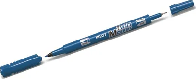 Produktbild von Permanentmarker Twinmarker 0,3/0,5mm Rundspitze blau Packung mit 10 Stück