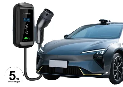 Obrázek produktu pro Nabíječka EV, výkon 11 kW, nastavitelný proud, 11 kW 5 m, typ 2