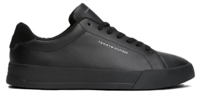 Produktbild von Tommy Hilfiger TH Court LTH Herrenschuhe Freizeitschuhe sportlicher Schnürer Schwarz Freizeit
