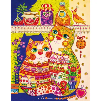 Produktbild von DaVICI Holzpuzzle Katzen im Kämmerchen 130 Teile