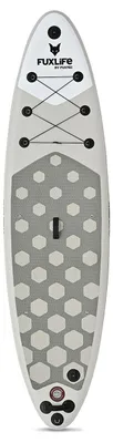 Immagine prodotto di FUXLIFE by FUXTEC SUP Board FX-SUP320D1 grigio | Stand Up Paddle Board | gonfiabile con pompa | 3 pinne | 150 kg di portata grau