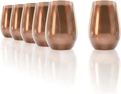 Produktbild von Stölzle Lausitz Mirrors 6 Stück Multifunktionsbecher braun 352 00 12 MR011 | EAN 4012632298935 | HAN 352 00 12 MR009